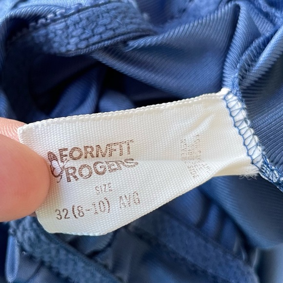 Vintage Dusty Blue Formfit Rogers Slip - Picture 8 of 8